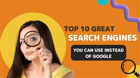 23 Great Search Engines You Can Use Instead Of Google.